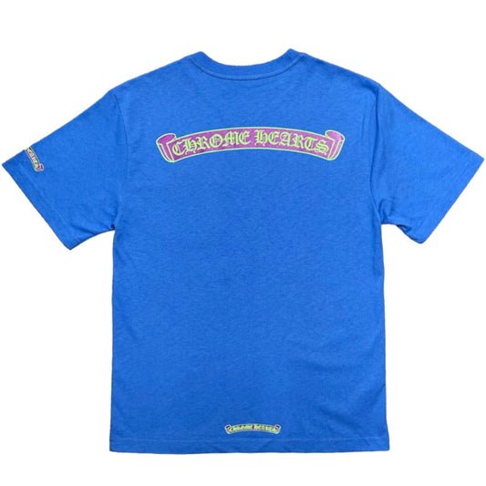 Chrome Hearts Scroll Tee in Blue
