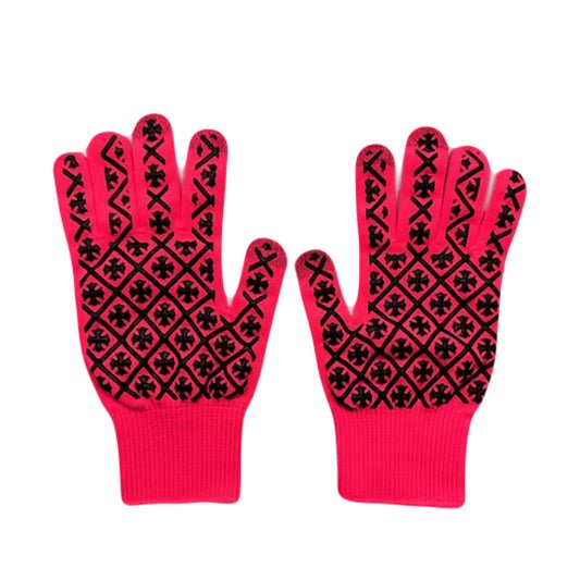 Chrome Hearts Work Gloves in Pink